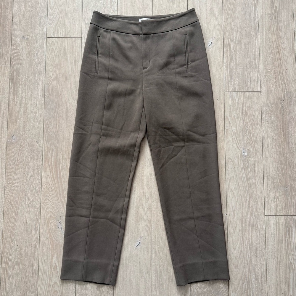 Oak + Fort Classic Cropped Pants in Light Brown Women’s Size 4